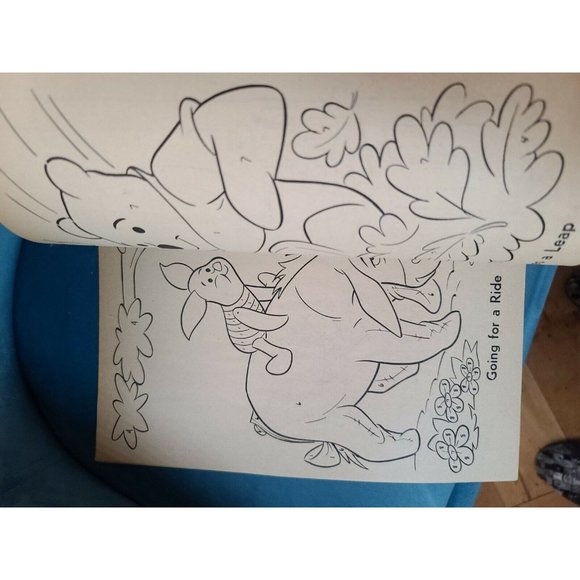 Winnie The Pooh Color By Number Coloring Book Vtg - Picture 12 of 12